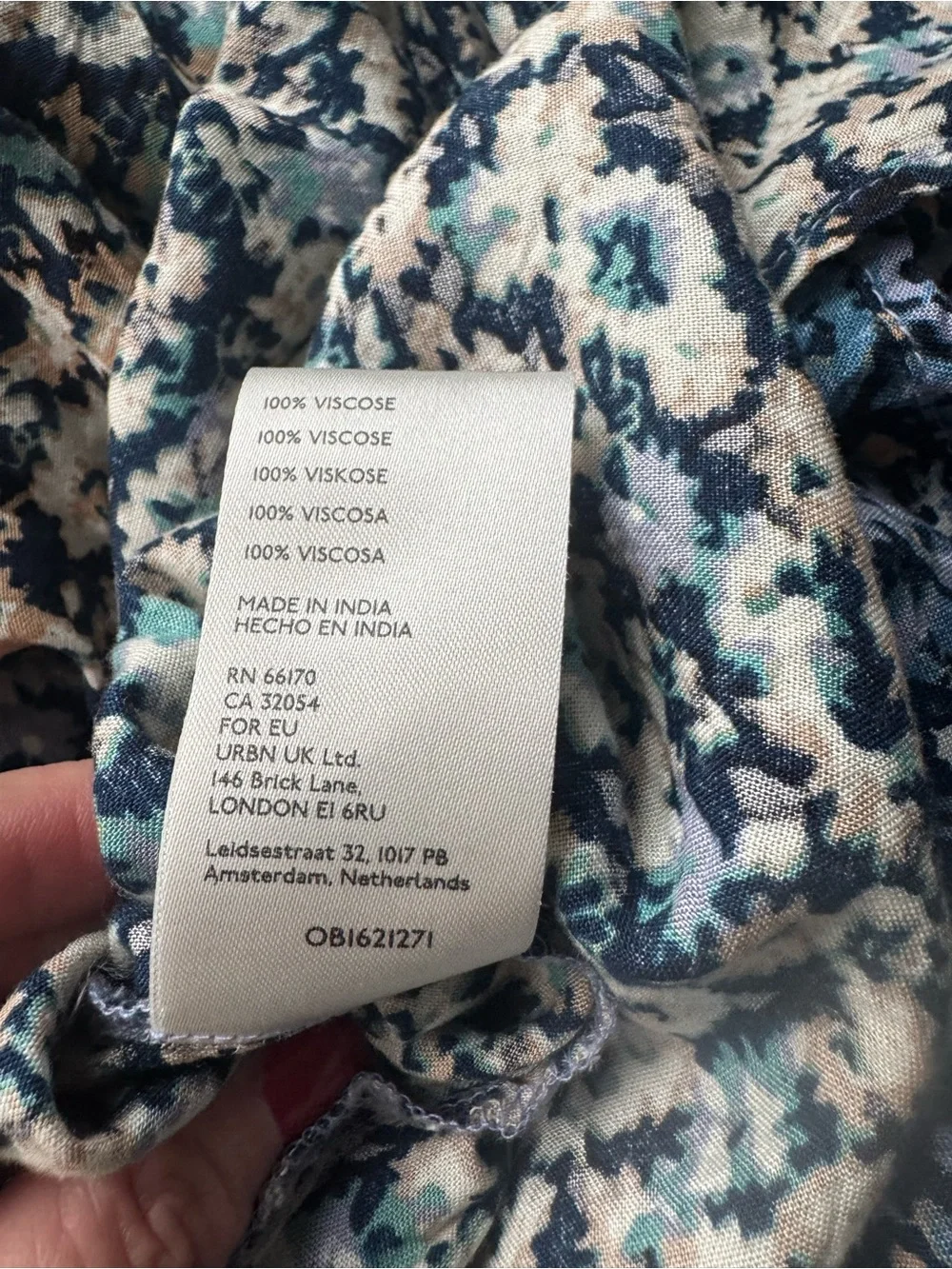 NWT Free People One I Love Floral Smocked Maxi Dress Denim, size Medium